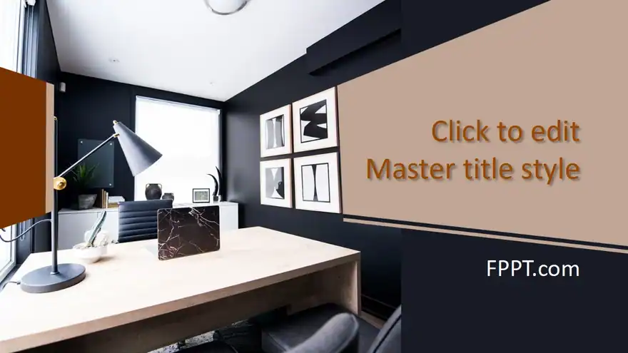Free Office Virtual Background PowerPoint Template