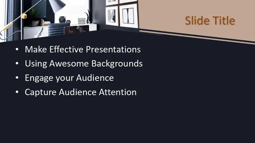 Free Office Virtual Background PowerPoint Template