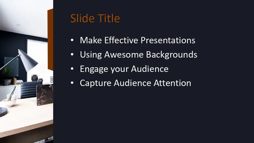Free Office Virtual Background PowerPoint Template