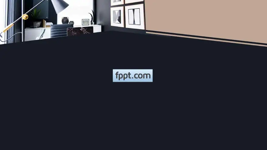 Free Office Virtual Background PowerPoint Template