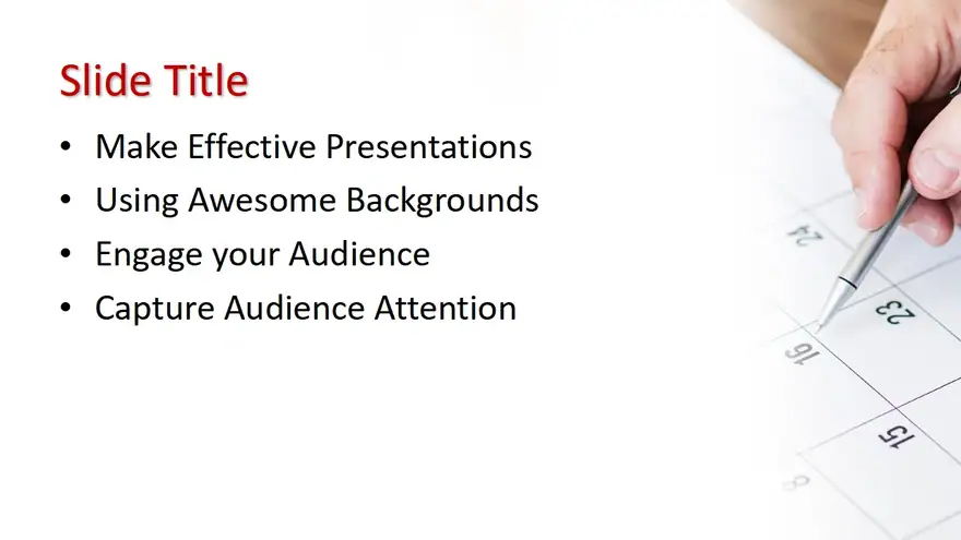 Free Organizer PowerPoint Template
