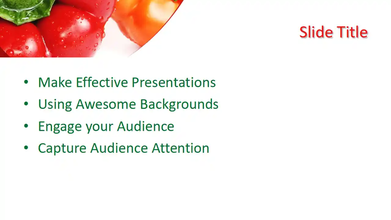 Free Paprika PowerPoint Template
