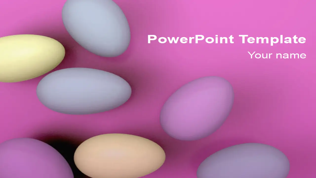 Free Pastel Easter Egg Template