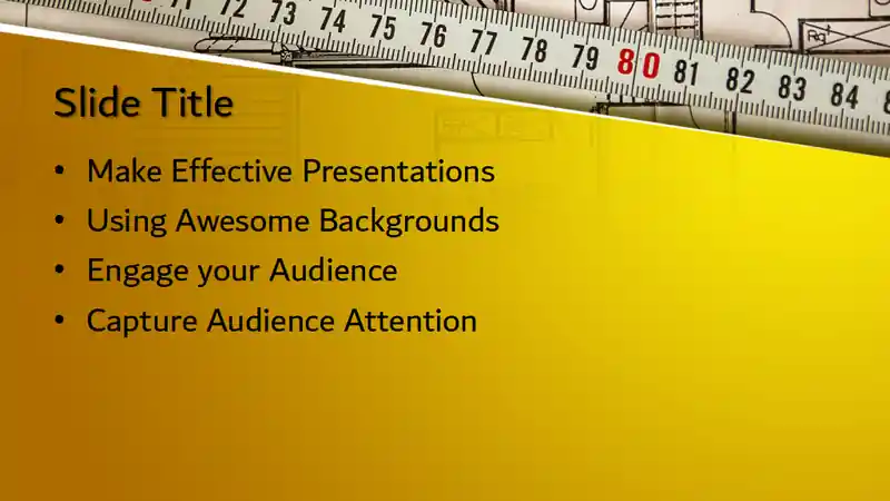 Free Plan PowerPoint Template