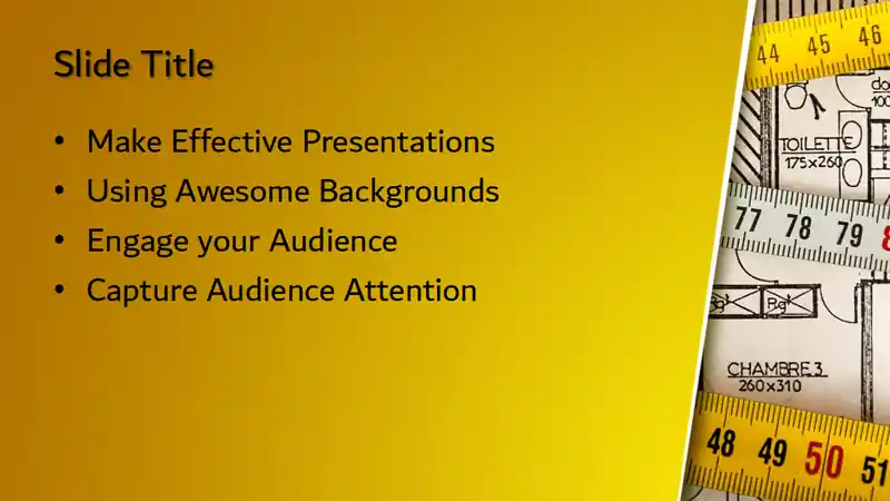 Free Plan PowerPoint Template