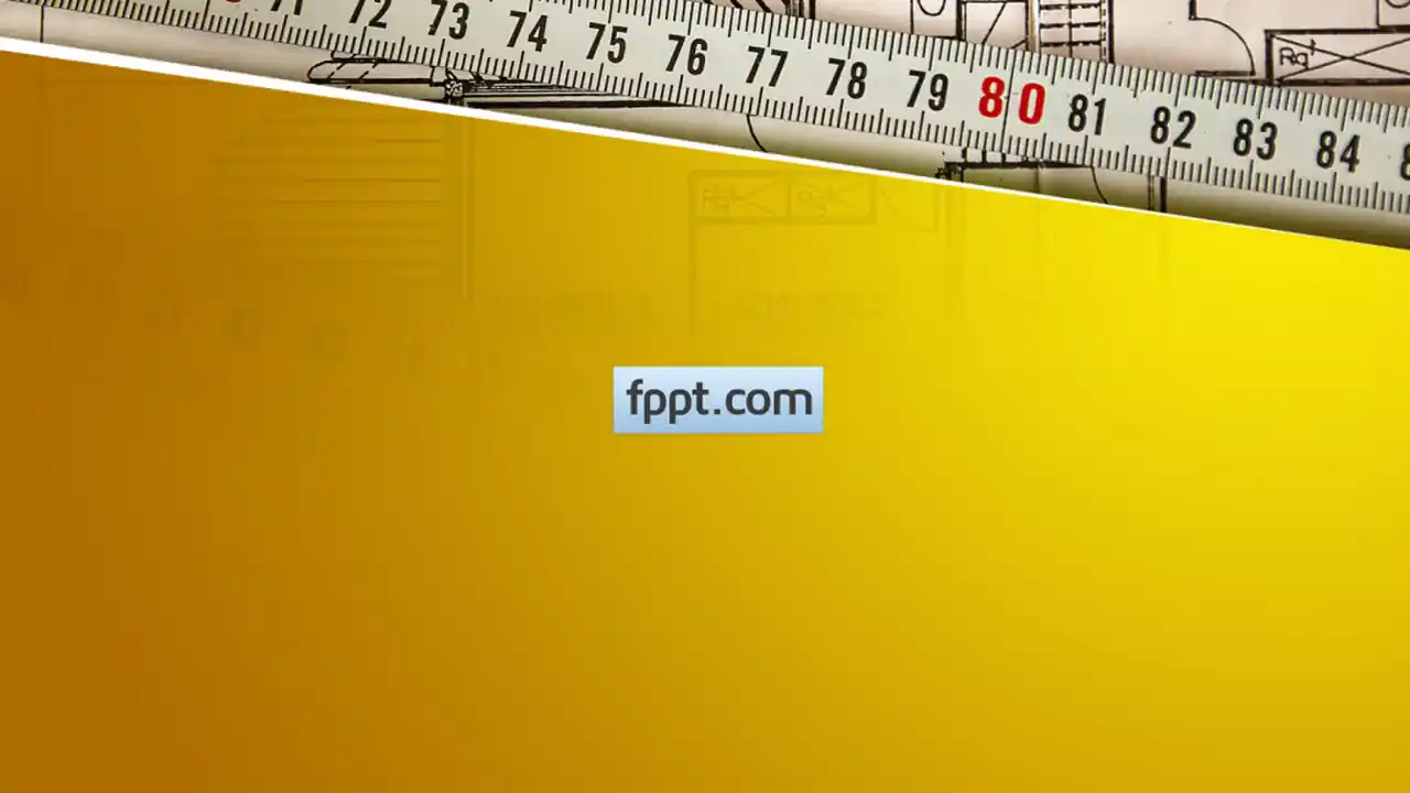 Free Plan PowerPoint Template