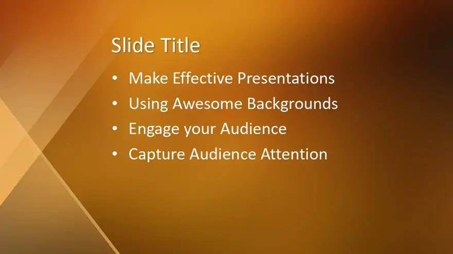 Free Professional Abstract Background PowerPoint Template