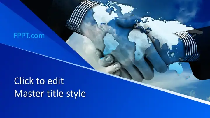 Free Professional Handshake PowerPoint Template