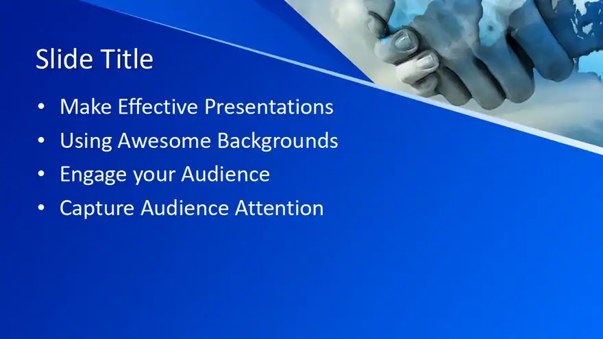 Free Professional Handshake PowerPoint Template