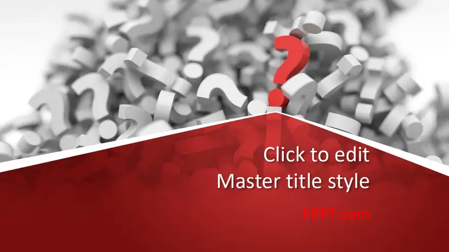 Free Questions Answers PowerPoint Template