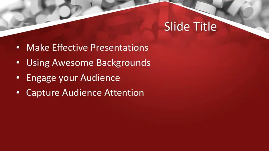 Free Questions Answers PowerPoint Template