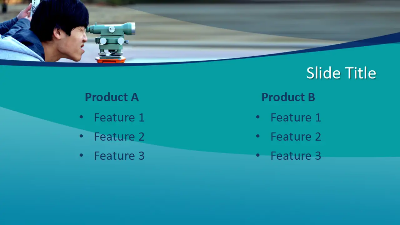 Free Road Worker PowerPoint Template