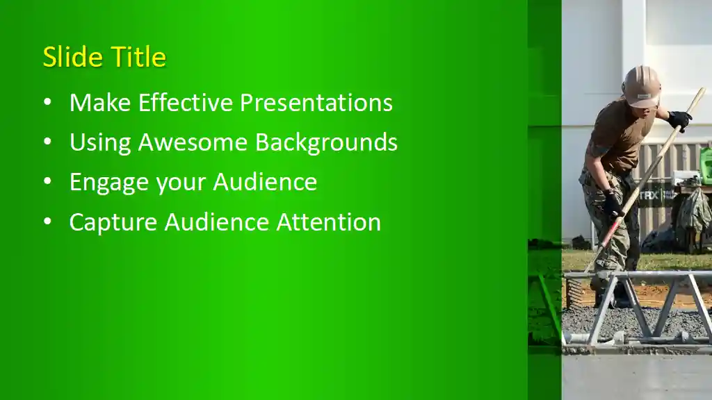 Free Road Workers PowerPoint Template