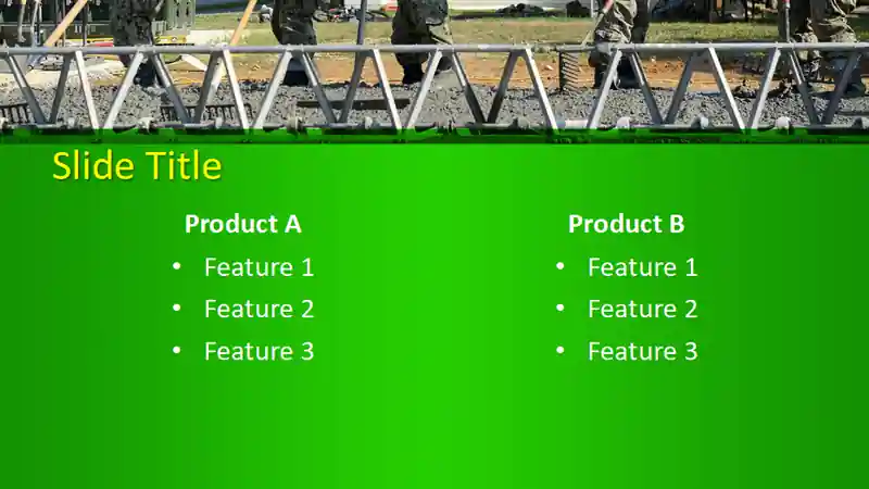 Free Road Workers PowerPoint Template