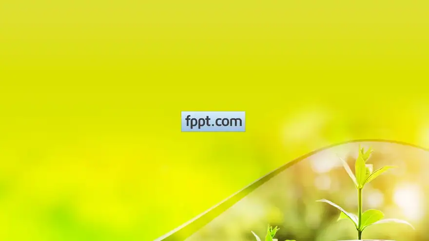 Free Savings Growth PowerPoint Template