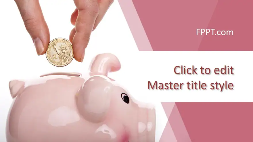 Free Savings Strategies PowerPoint Template