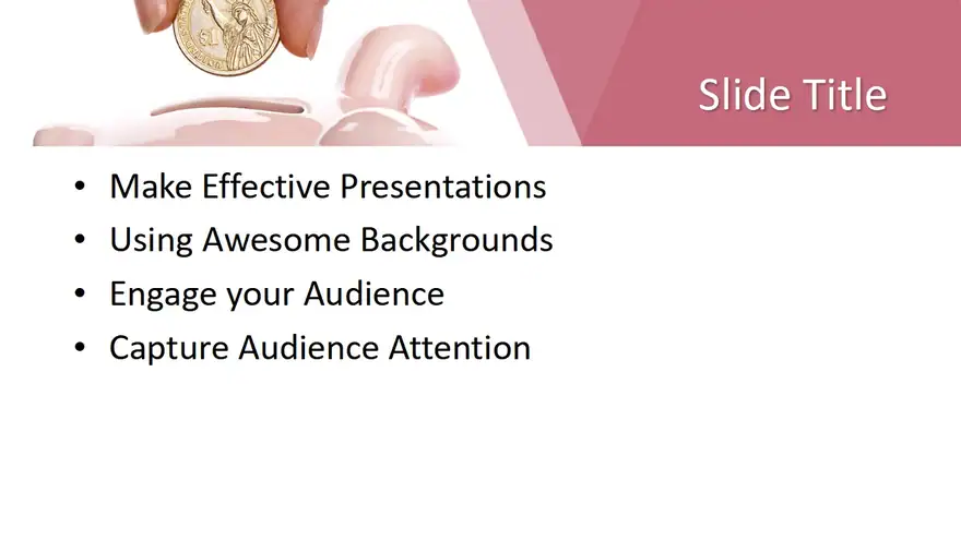 Free Savings Strategies PowerPoint Template