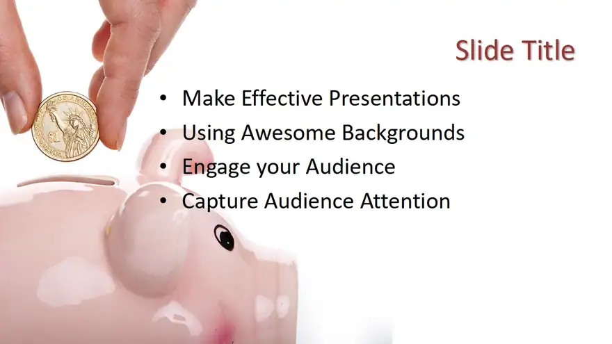 Free Savings Strategies PowerPoint Template