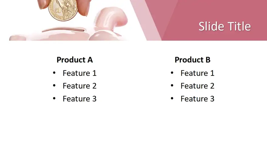 Free Savings Strategies PowerPoint Template