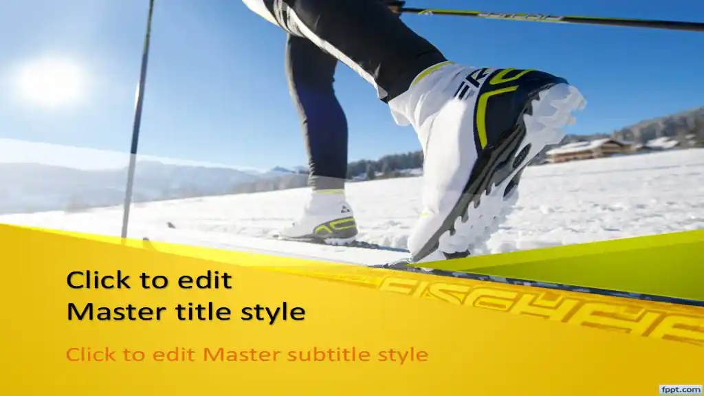 Free Ski PowerPoint Template