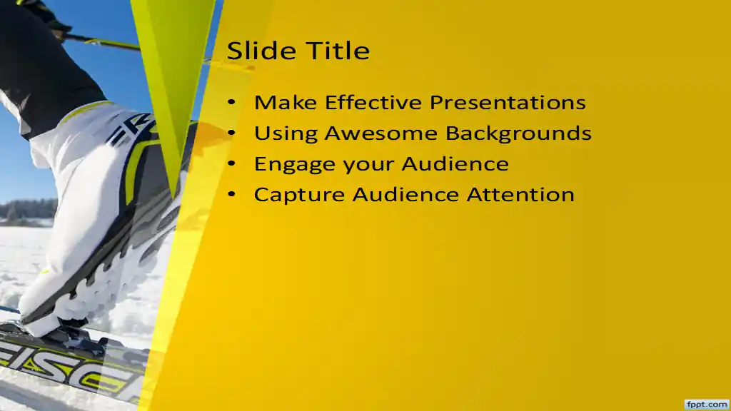 Free Ski PowerPoint Template