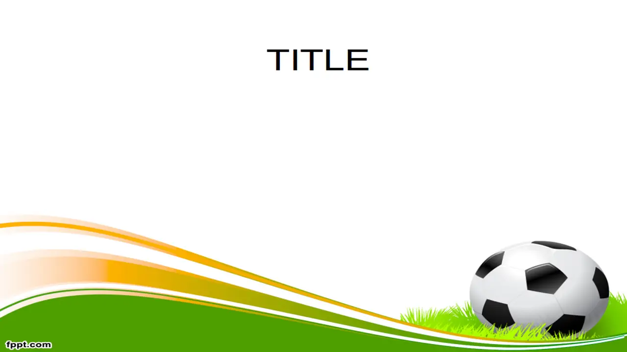 Free Soccer Ball PowerPoint