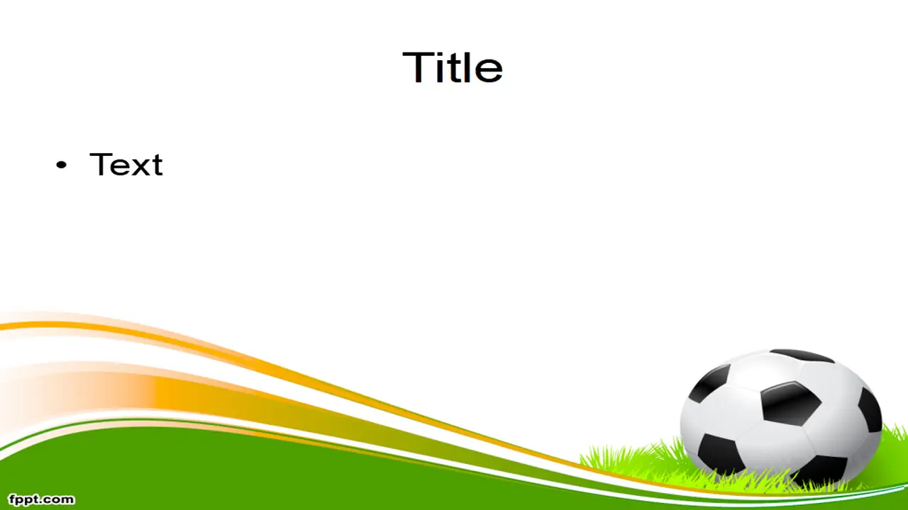Free Soccer Ball PowerPoint