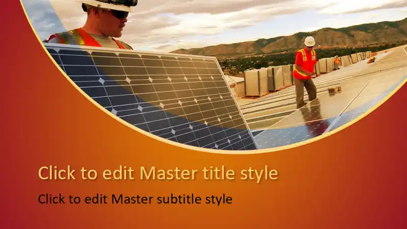 Free Solar Panels PowerPoint Template