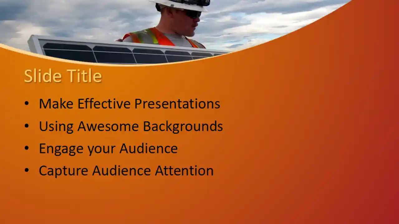 Free Solar Panels PowerPoint Template