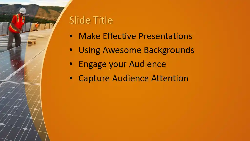 Free Solar Panels PowerPoint Template