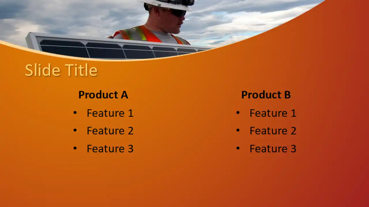 Free Solar Panels PowerPoint Template
