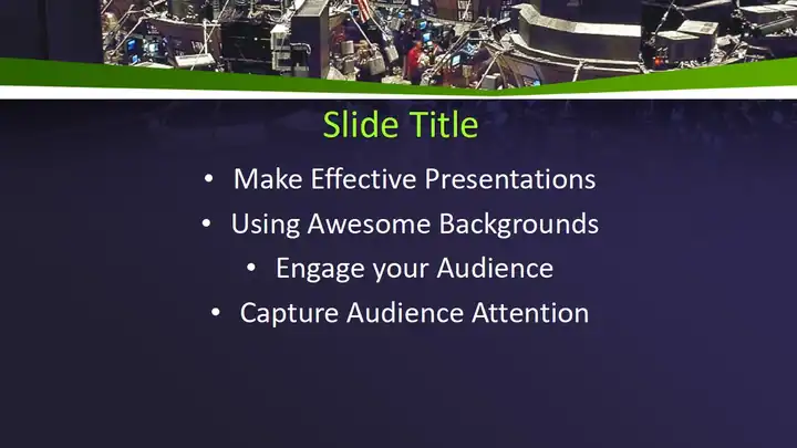 Free Stock Exchange PowerPoint Template