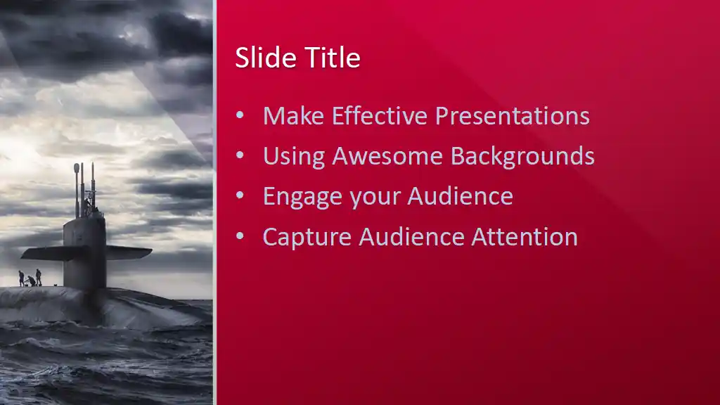 Free Submarine PowerPoint Template