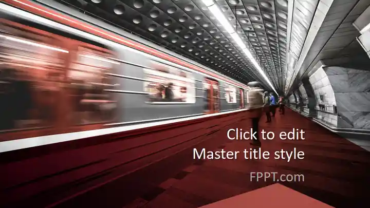 Free Subway PowerPoint Template