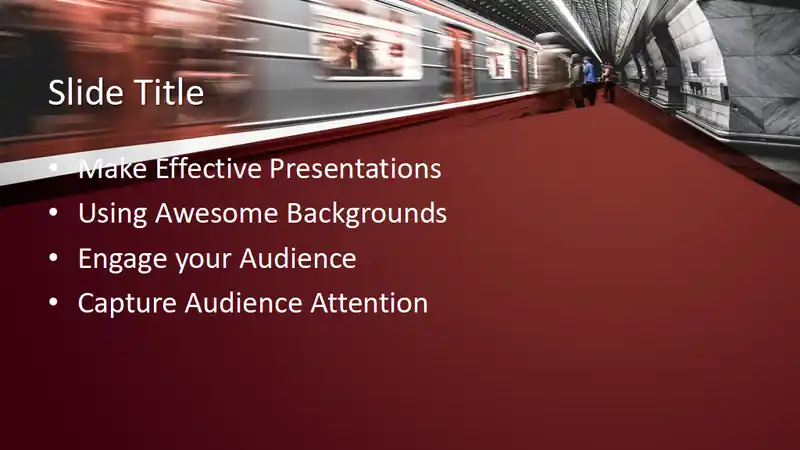 Free Subway PowerPoint Template