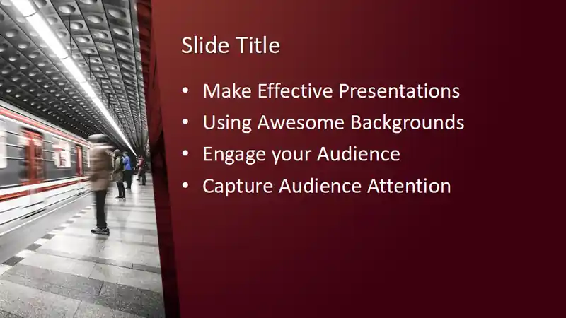 Free Subway PowerPoint Template