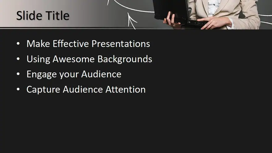 Free Successful businesswoman PowerPoint Template