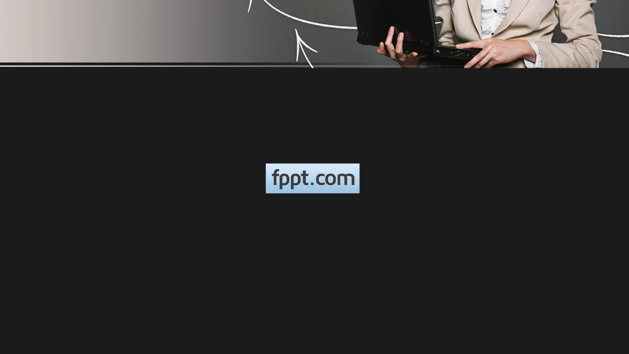 Free Successful businesswoman PowerPoint Template