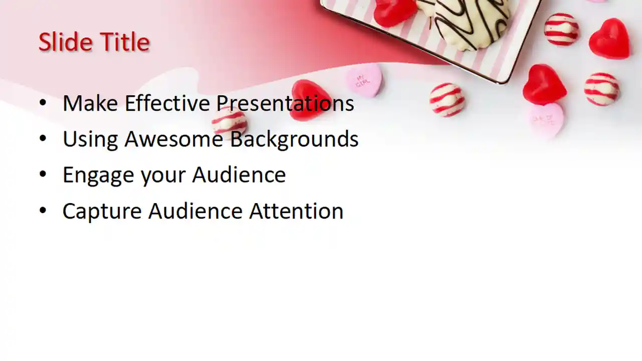 Free Sweet Candies PowerPoint Template