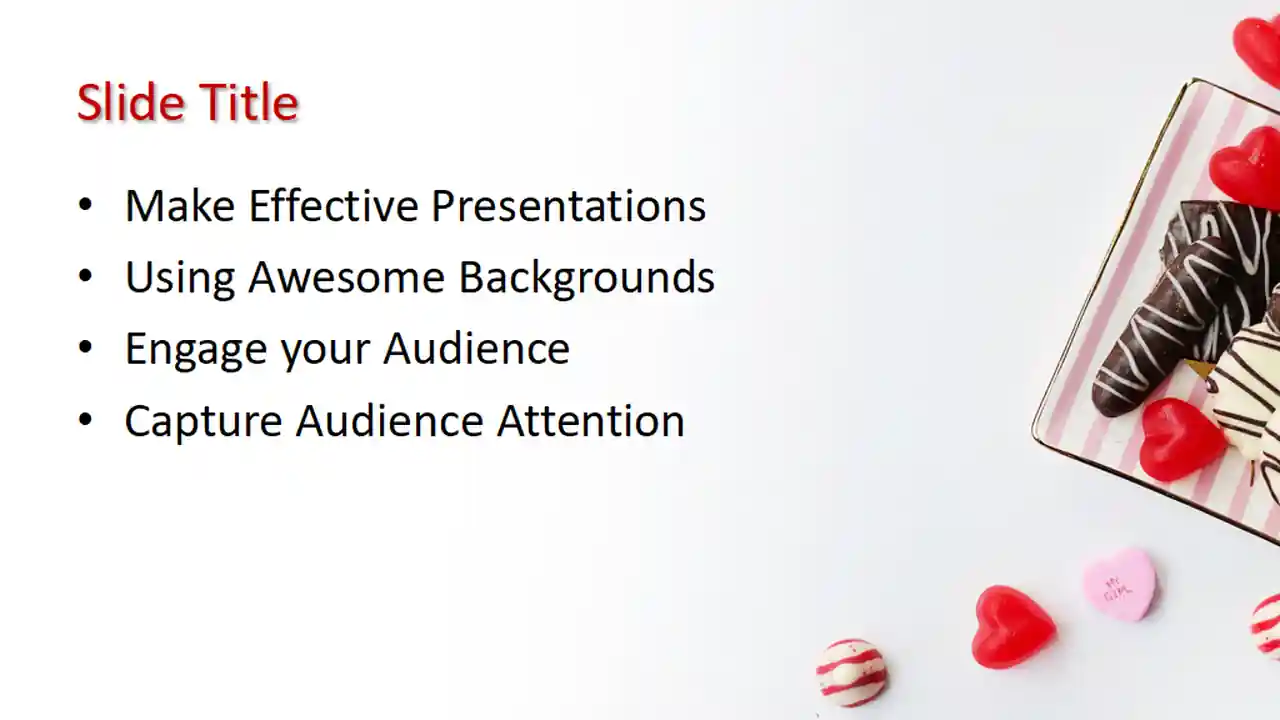 Free Sweet Candies PowerPoint Template