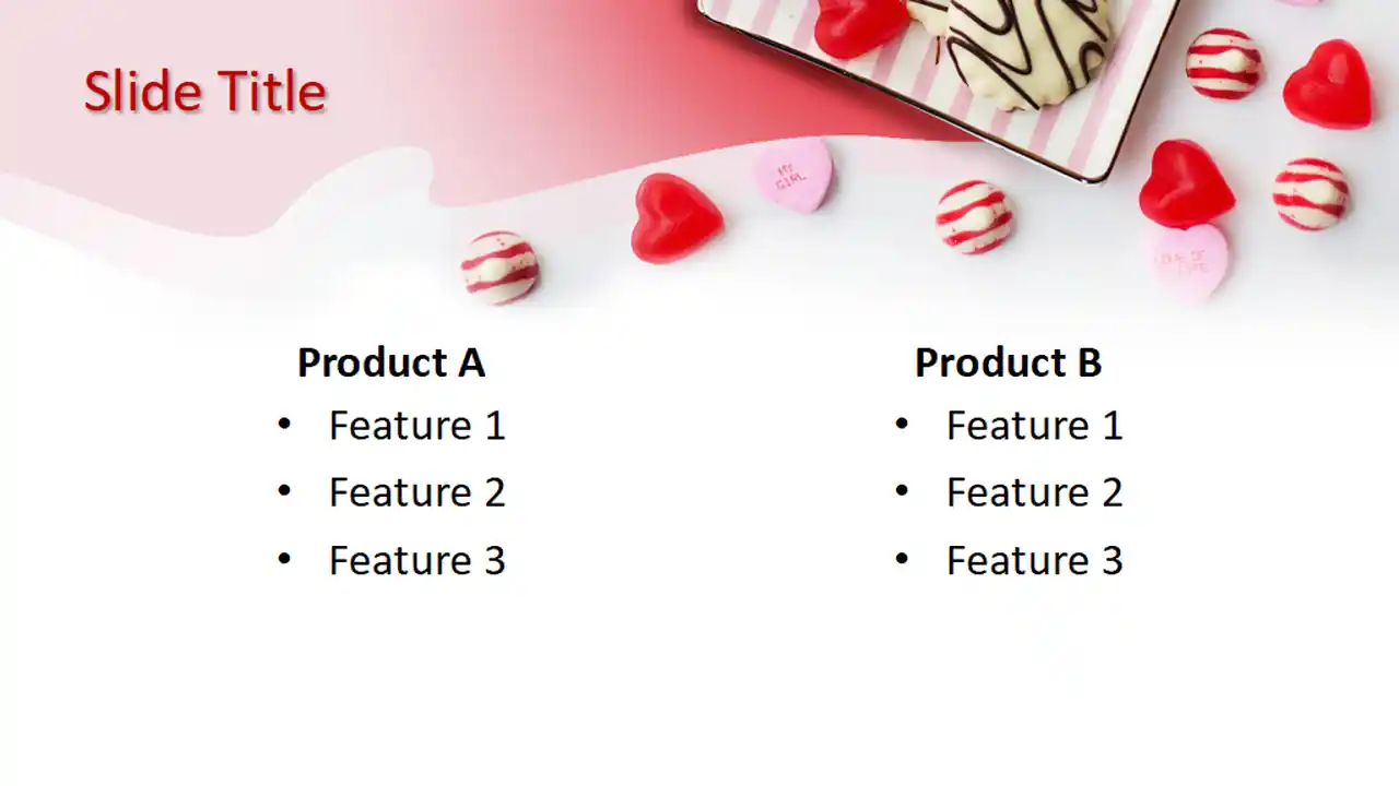 Free Sweet Candies PowerPoint Template