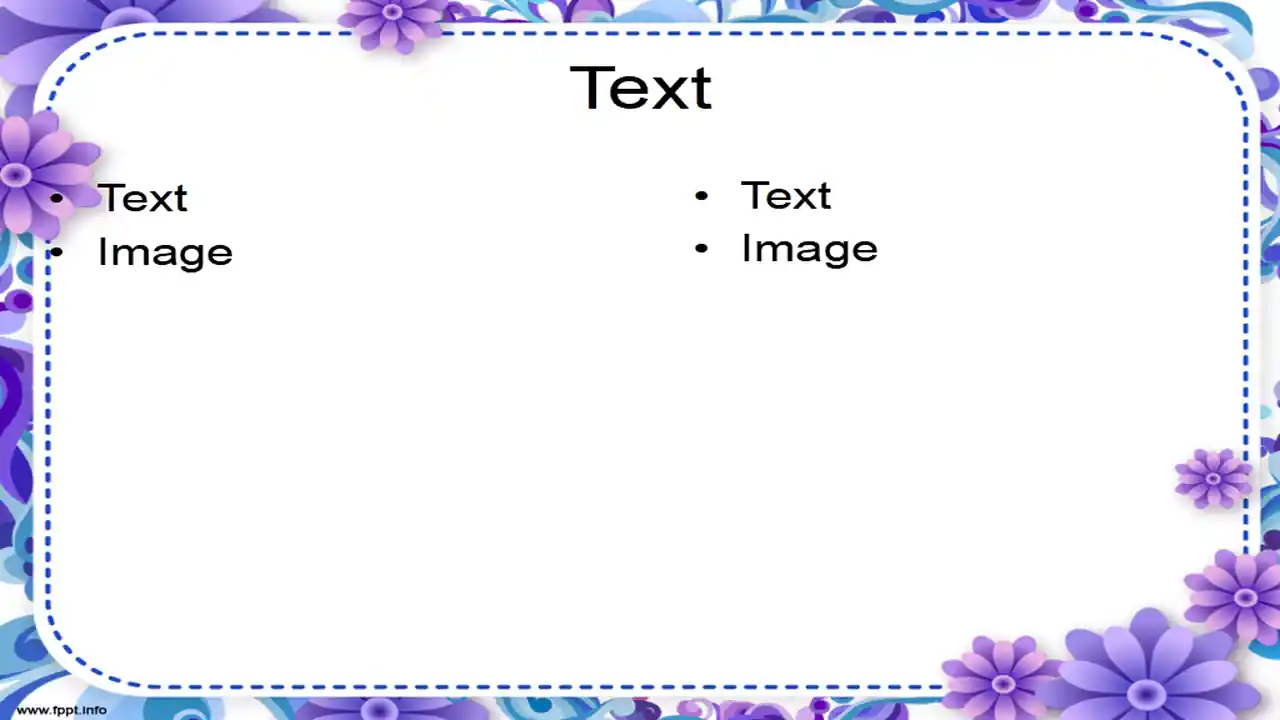 Free Sweet Floral Frame Powerpoint