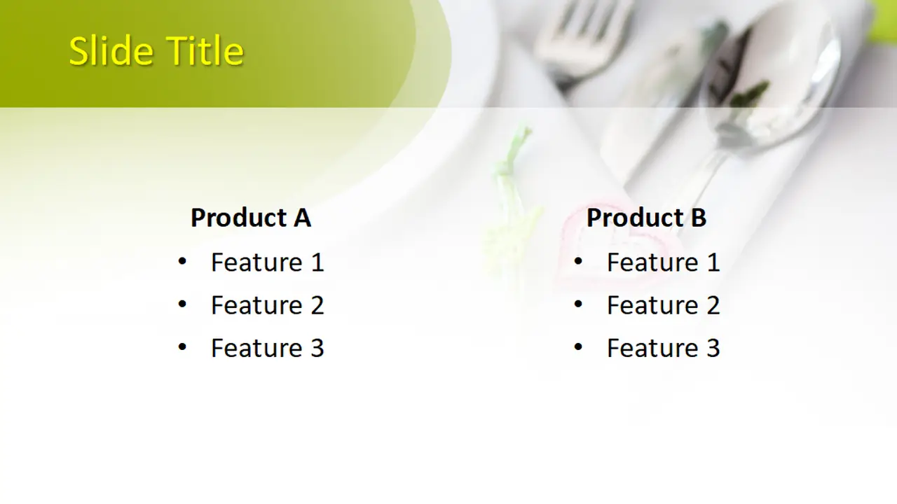 Free Table Setting PowerPoint Template