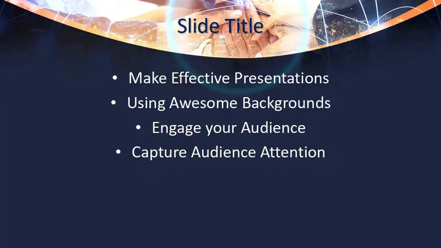 Free Teamwork in Business PowerPoint Template