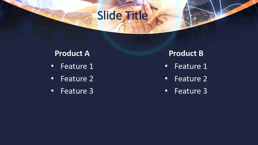 Free Teamwork in Business PowerPoint Template