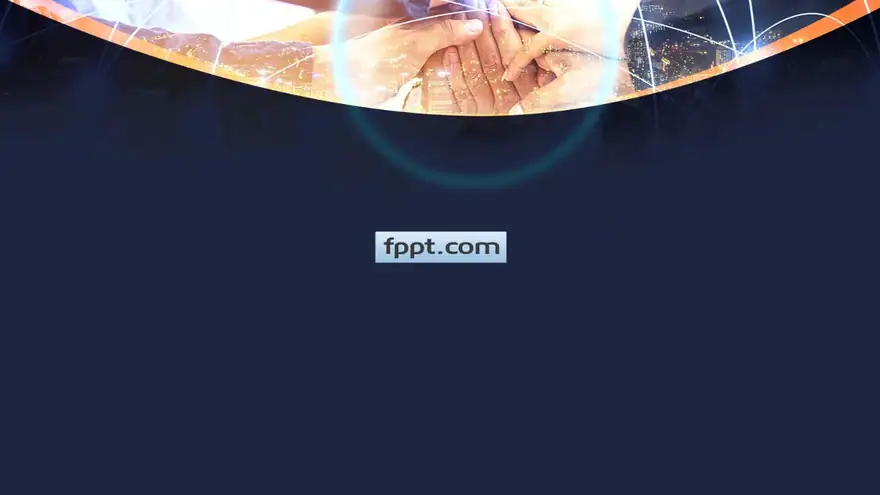 Free Teamwork in Business PowerPoint Template