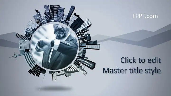 Free Time Control PowerPoint Template