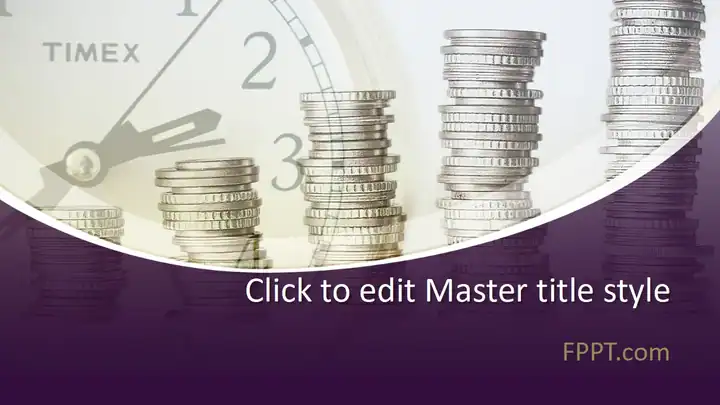 Free Time is Money PowerPoint Template