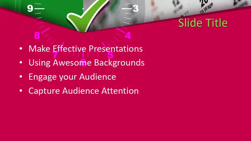 Free Time Management Template for PowerPoint