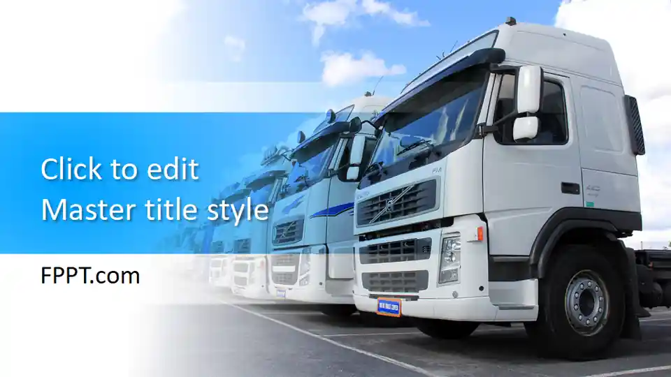 Free Truck PowerPoint Template